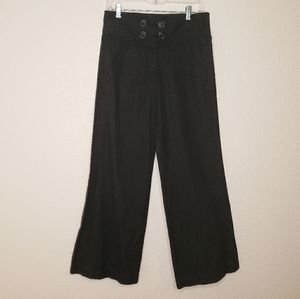 BCBGMaxAzria Wide Leg Lace Up Pants